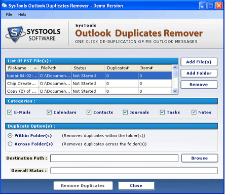 Delete Duplicates from Outlook 1.0